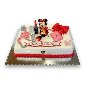 Tort de Mot Minnie Mouse